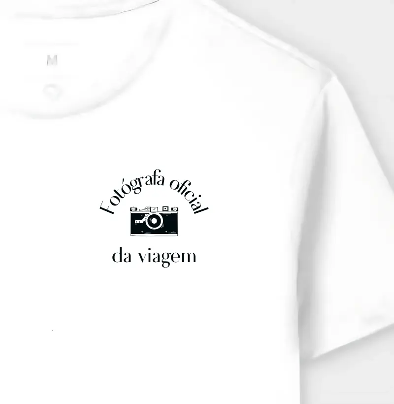 Fotógrafa oficial da viagem