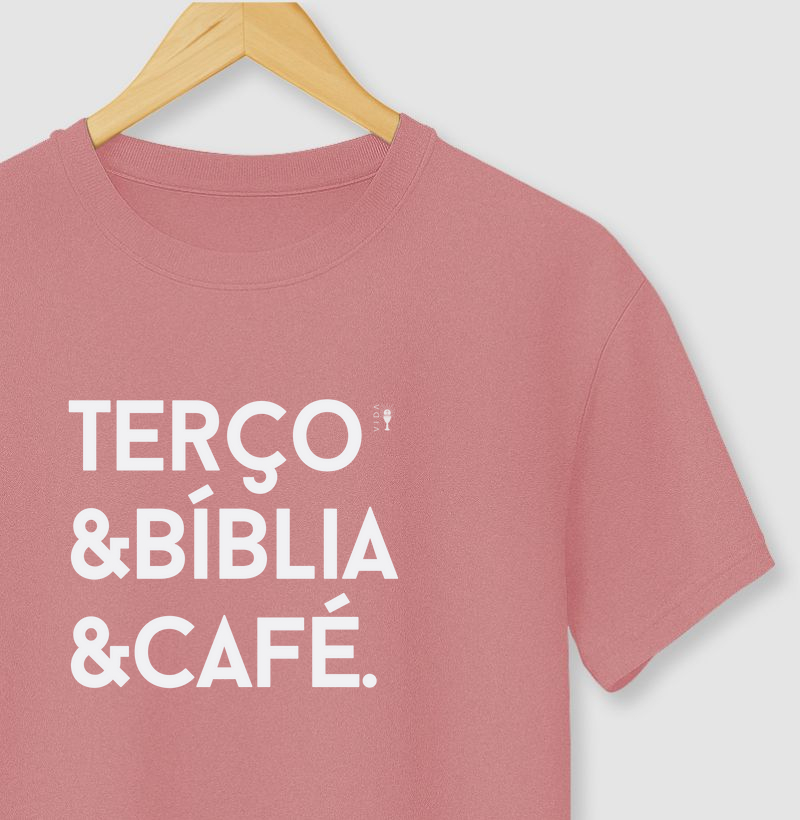 Terço, Bíblia e Café.