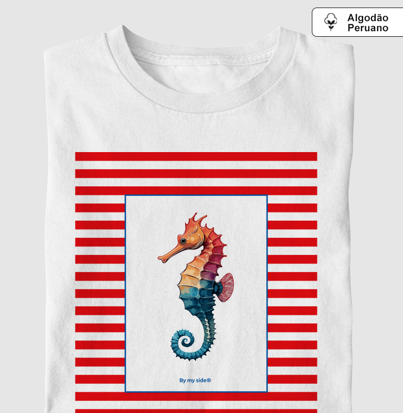 Cavalo Marinho 01 - Algodão Peruano
