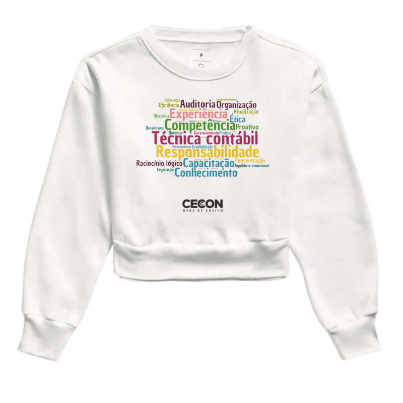 Camisa palavras contabilidade