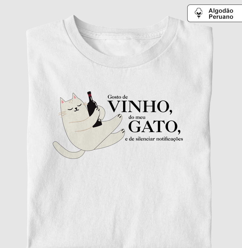 Gosto de vinho, gato e silenciar notificações