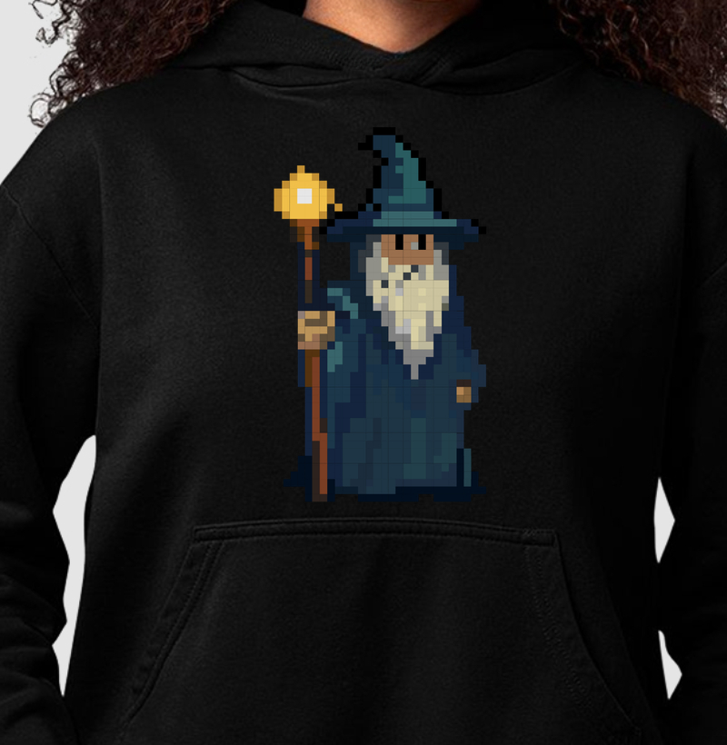 Arcane Pixel Wizard – Think Tee