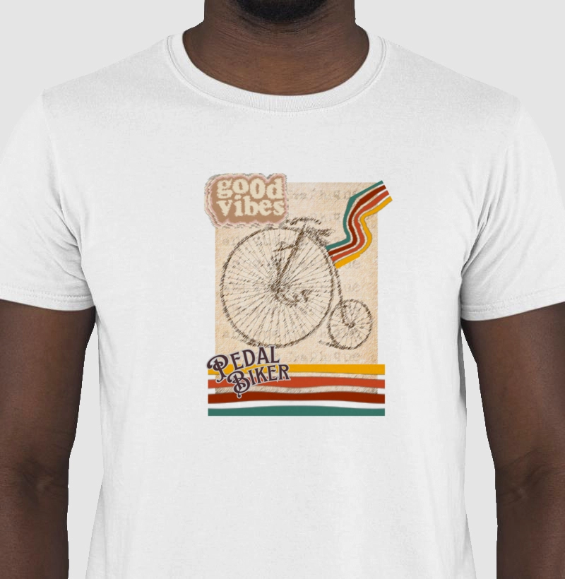 camiseta pedal biker vintage