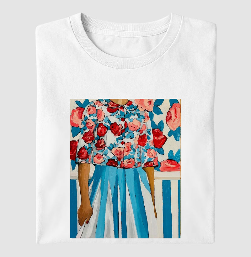Light Blue & Roses