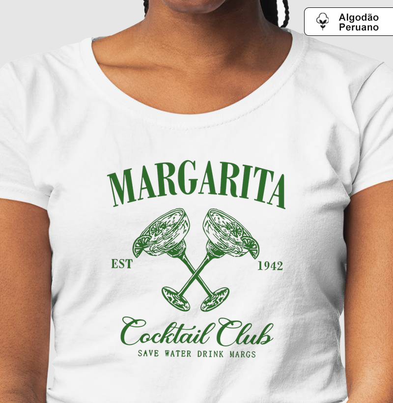 Camiseta Algodão Peruano Margarita