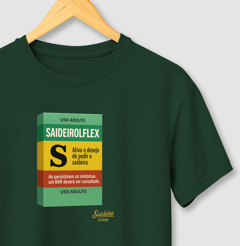 camiseta retro saideirolflex