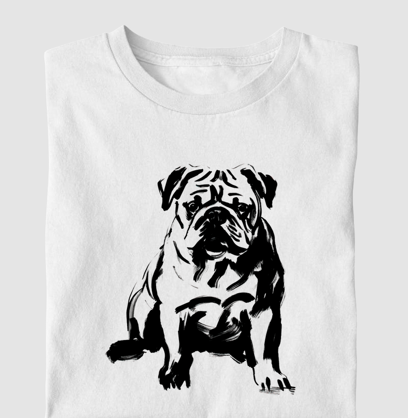 Camiseta Infantil Bulldog Black