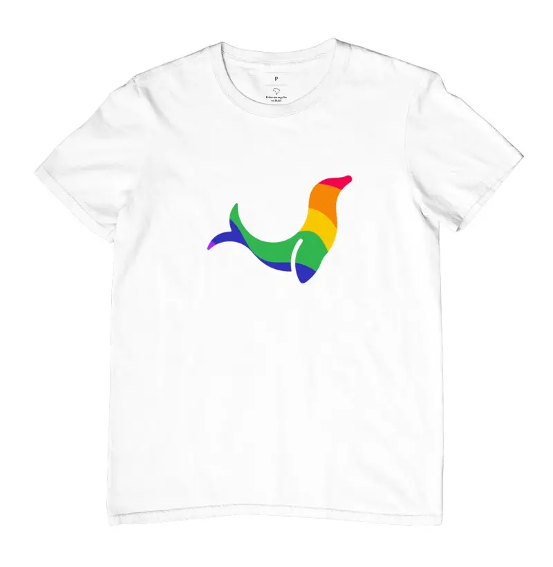 Camiseta Foquinha Rainbow