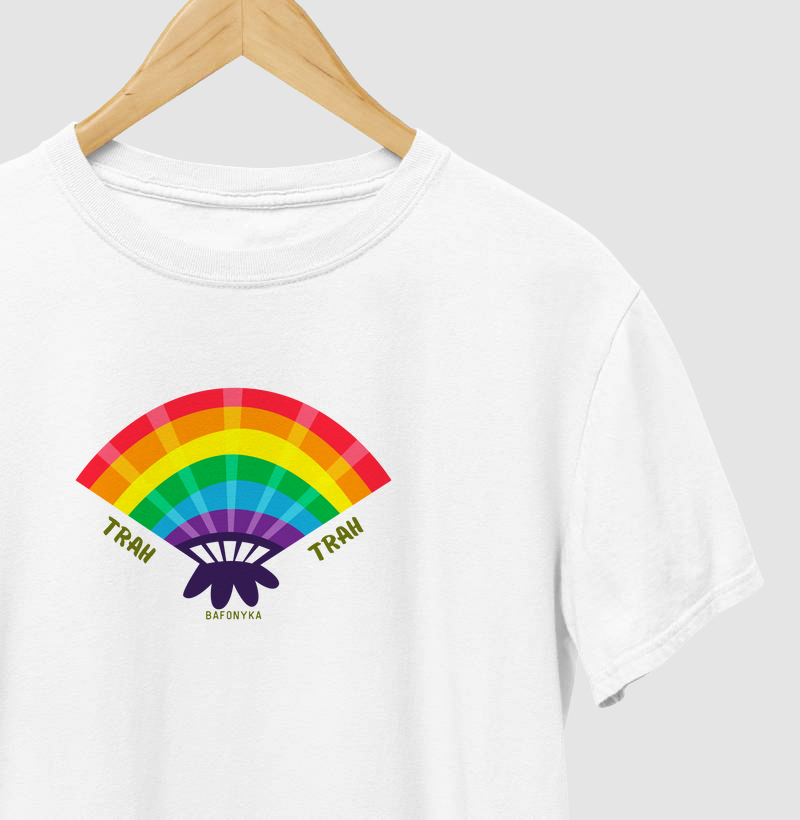 Leque “TRAH” – Orgulho em Alto Volume