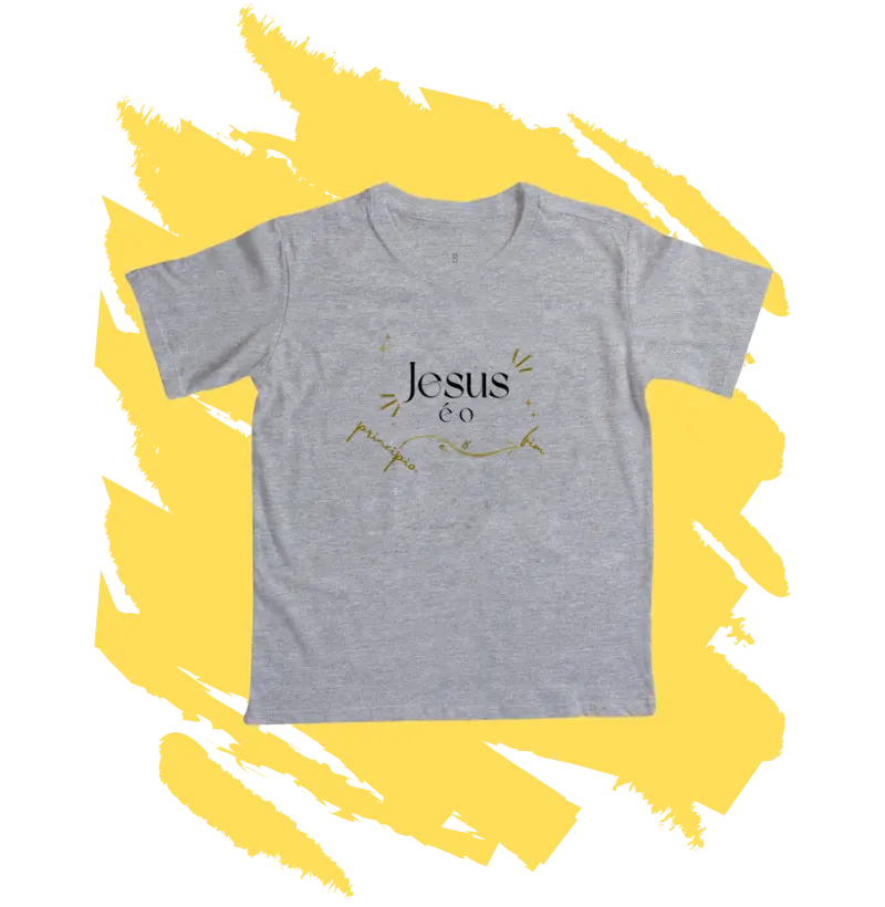 Camiseta Cristã - Principio e Fim INFA