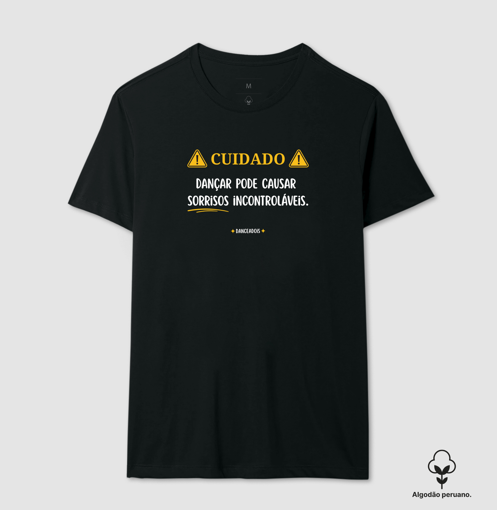 Cuidado! Dançar pode causar sorrisos incontroláveis.