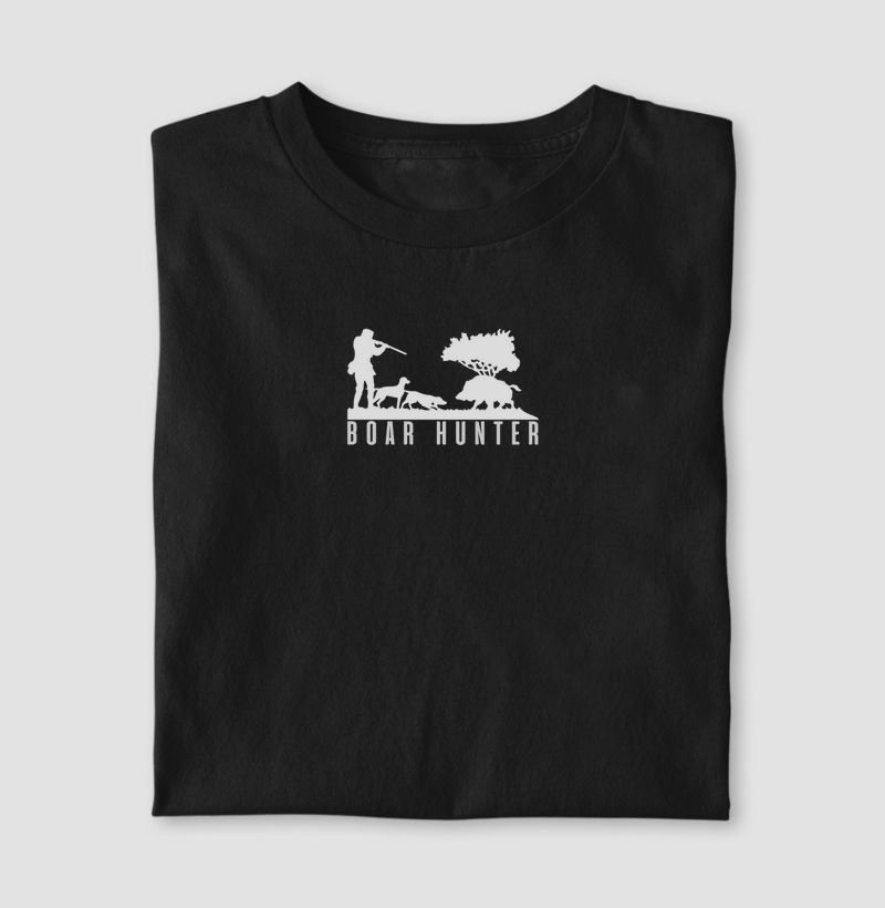 camiseta caça javali