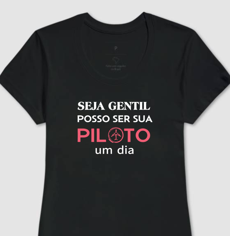 Seja gentil, posso ser seu piloto um dia