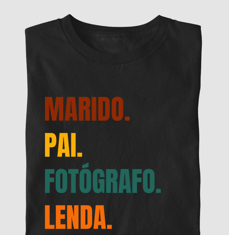 Marido. Pai. Fotógrafo. Lenda.