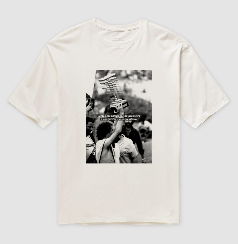 Camiseta Oversized Campeão Brasileiro