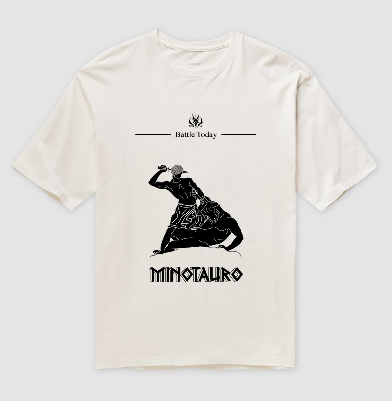 Camiseta Oversized - Teseu Minotauro (Edição Battle Today)