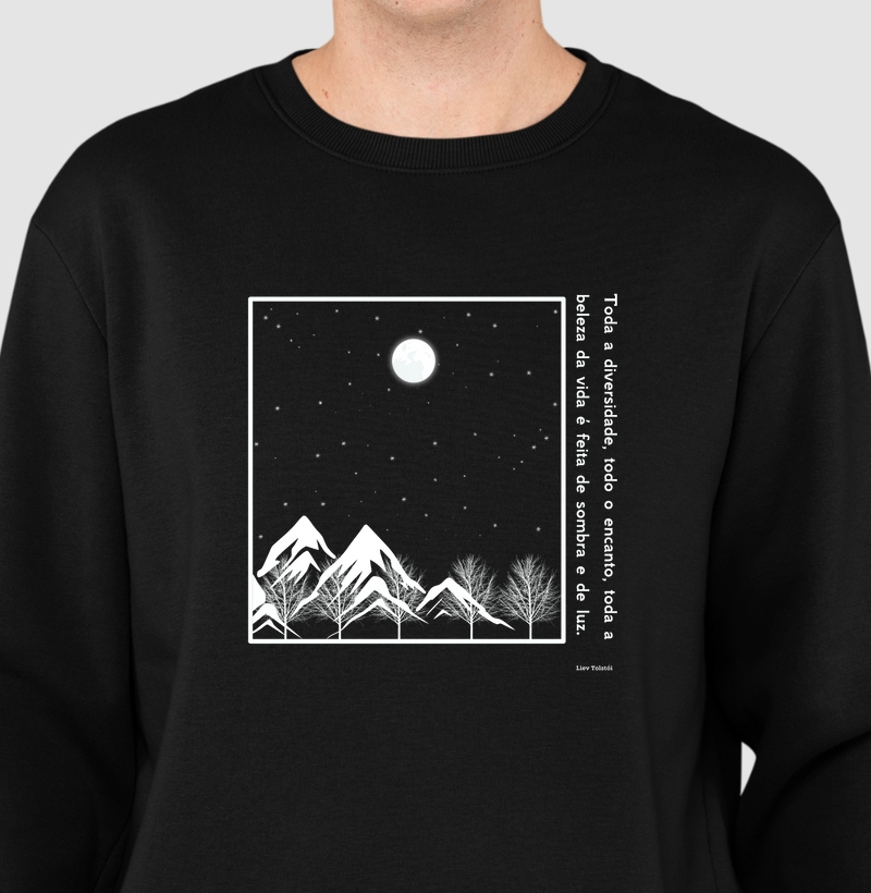 Suéter Moletom SOMBRA E LUZ Matutaremos