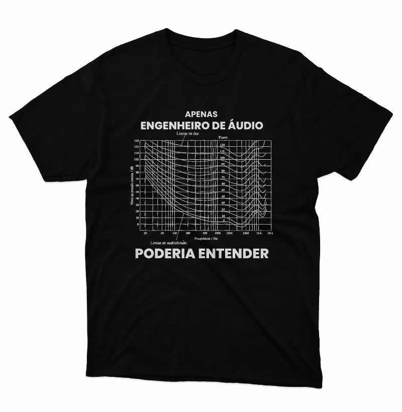 Camiseta Apenas Engenheiro de Áudio Poderia Entender