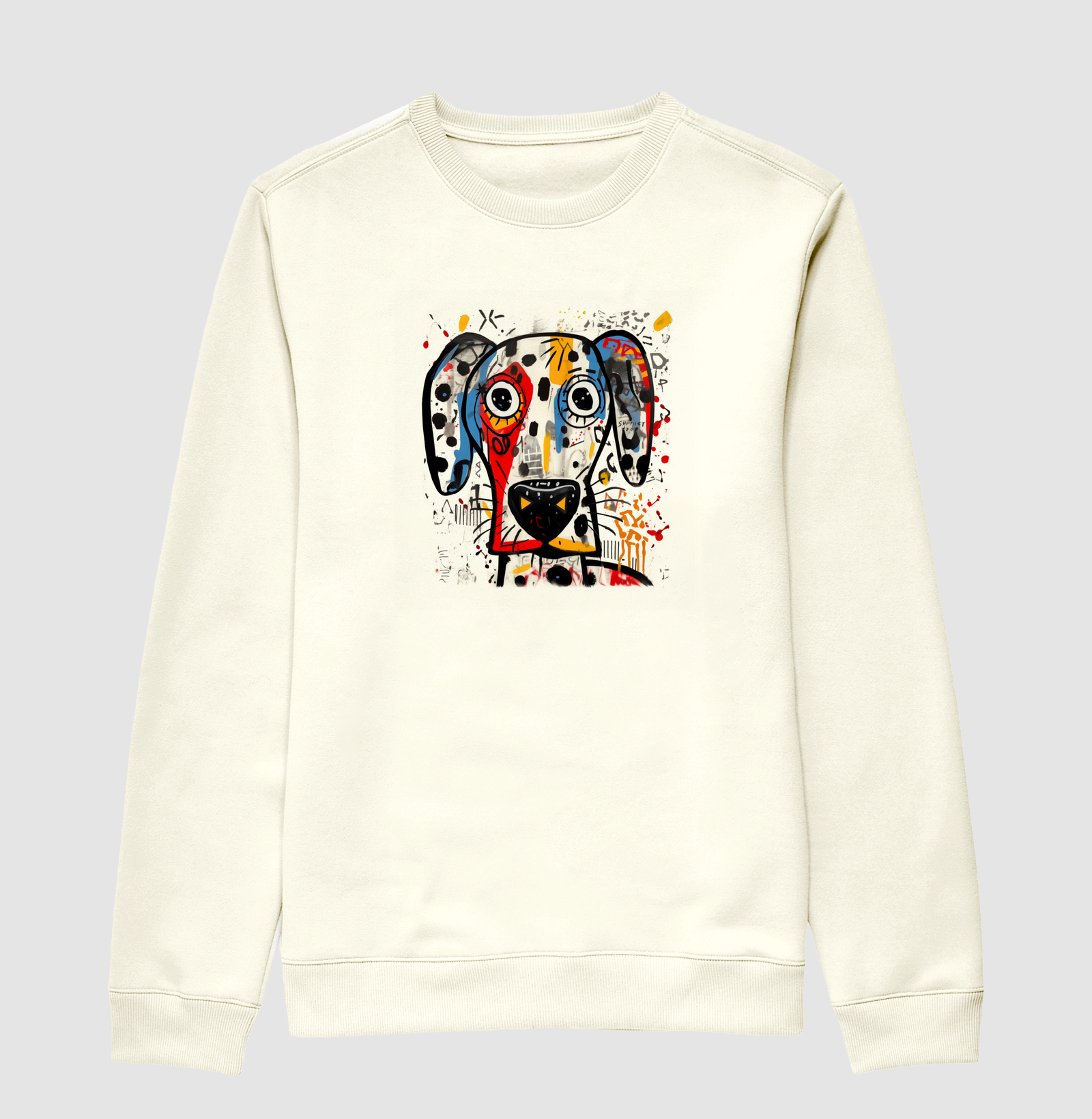 Dálmata Basquiat Moletom Careca