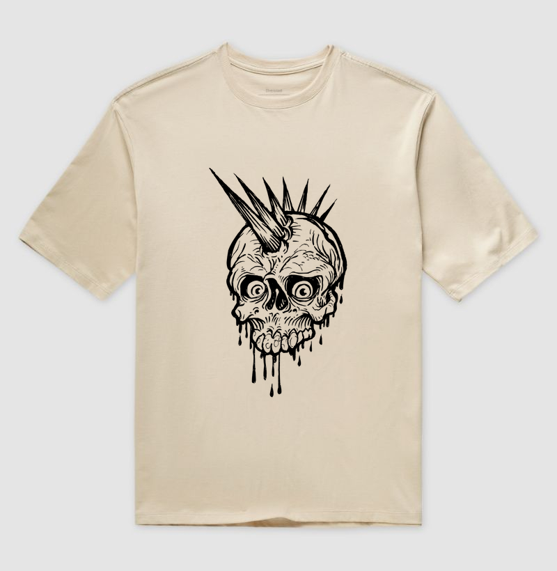 Oversized Caveira Punk (V. Black)