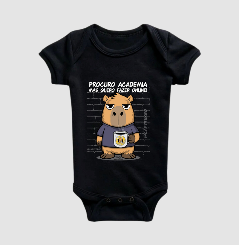 Camiseta Capivara Academia Online