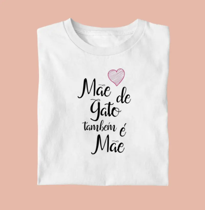 Camiseta Mãe de gato