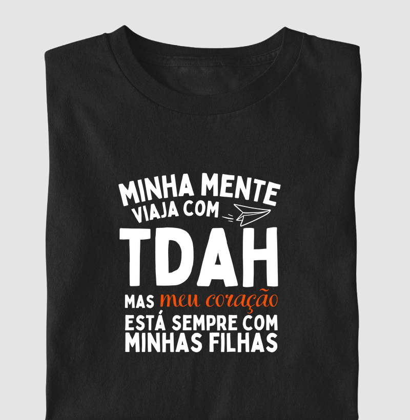 Minha mente viaja, mas o coração está sempre com minhas filhas