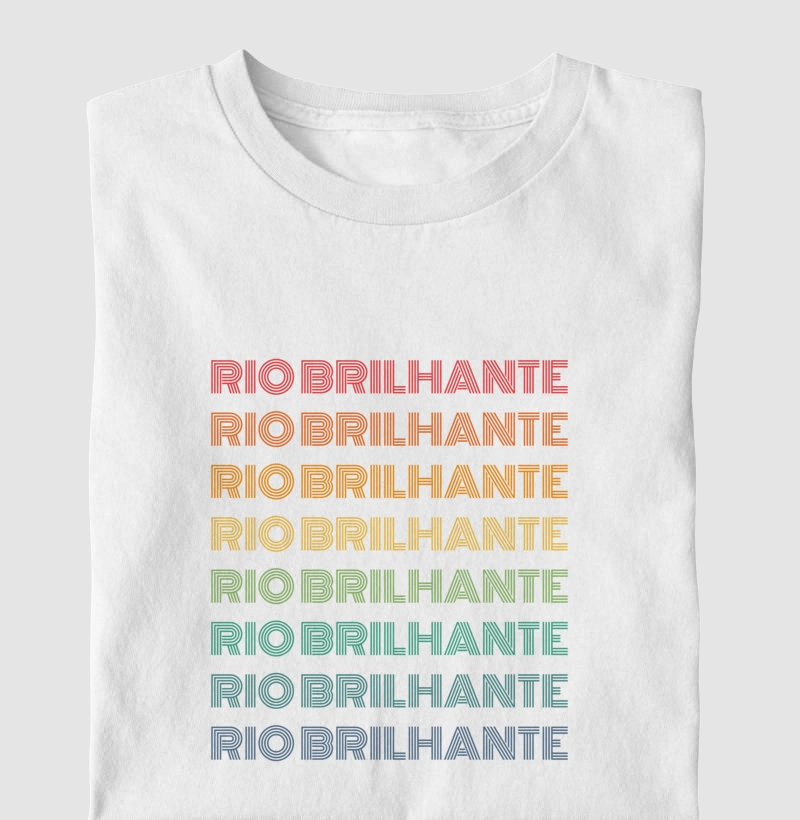 Rio Brilhante Letreiro Retrô