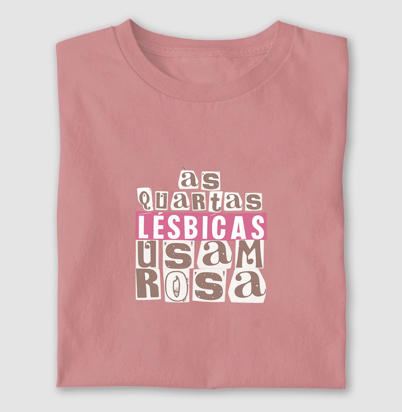 Às quartas lésbicas usam rosa