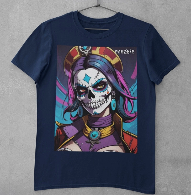 Streetwear Rock Vision: Camiseta com Visão Urbana e Toque de Rock