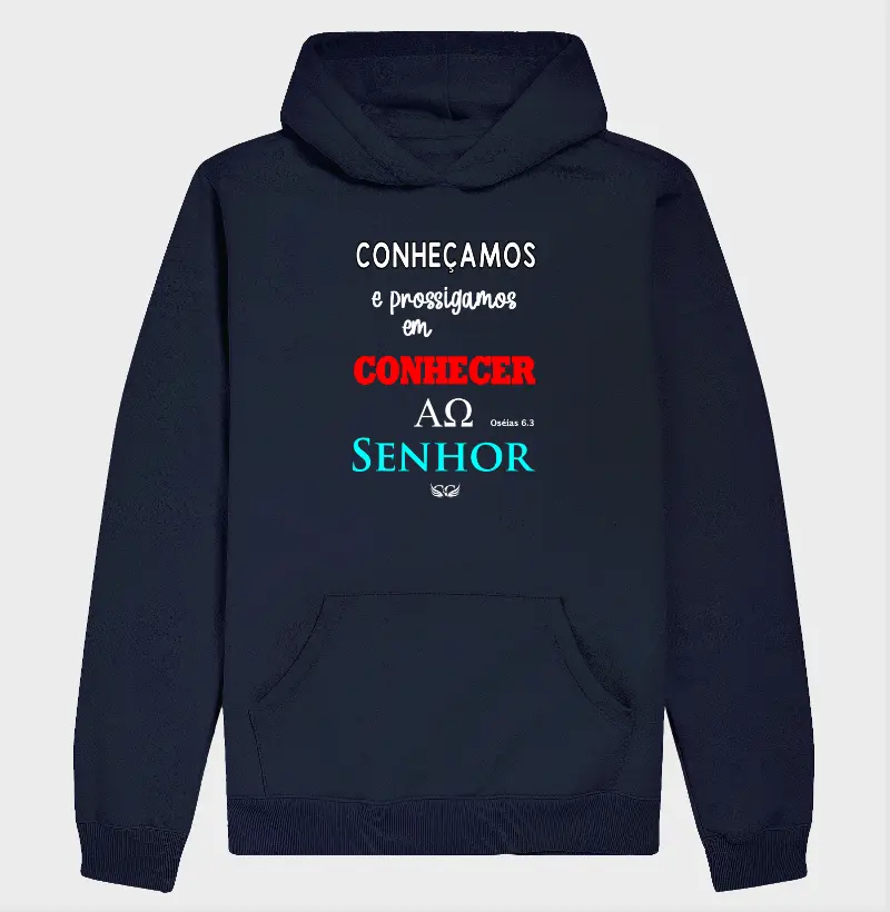 Camiseta Personalizada Conheçamos e Prossigamos em Conhecer ao Senhor. Os. 6.3