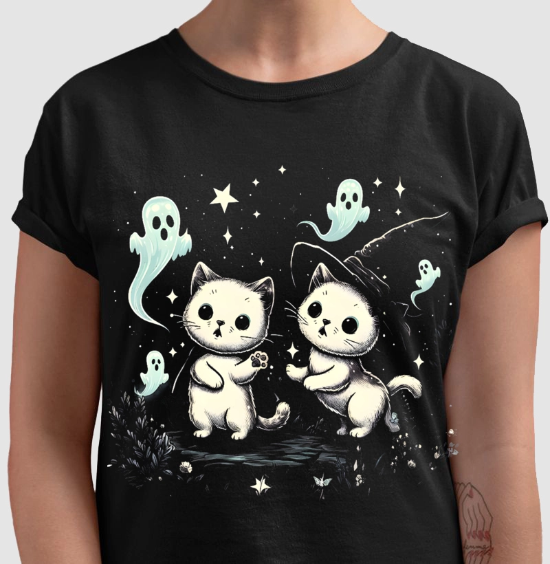 Witches cats and ghostsub the garden