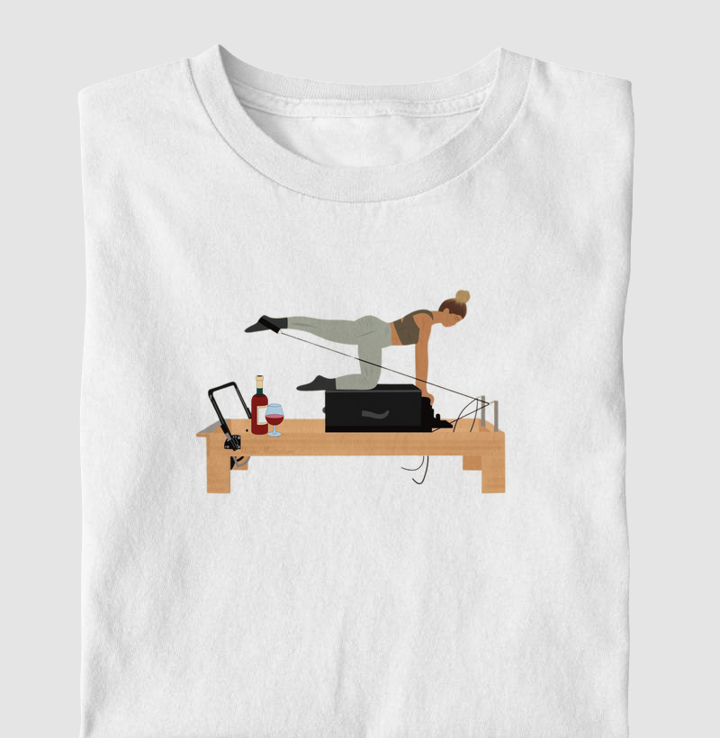 Camiseta Pilates & Wine