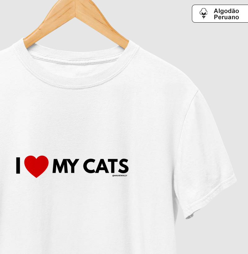 I LOVE MY CATS (red)