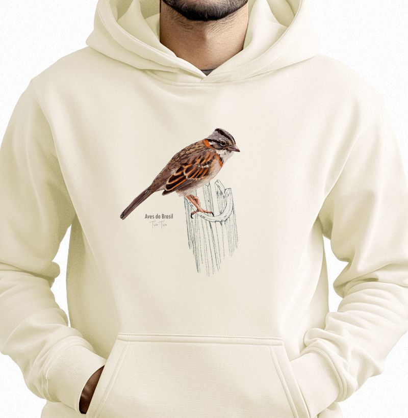 Aves do Brasil II - Tico-Tico - Moletom Hoodie