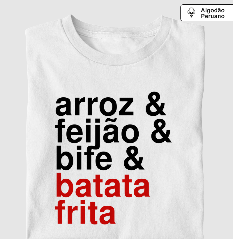 Arroz, feijão, bife e batata frita (GAS)