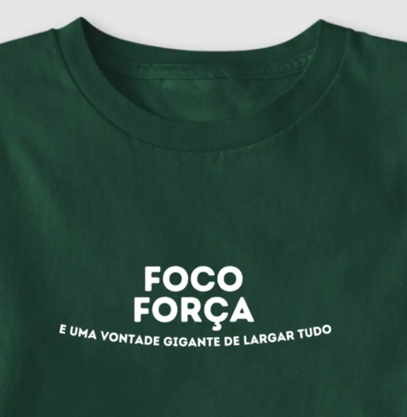 Foco, força e uma vontade