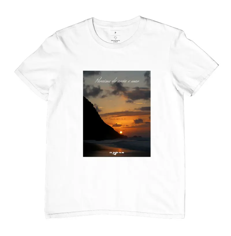 Camiseta Praia Branca