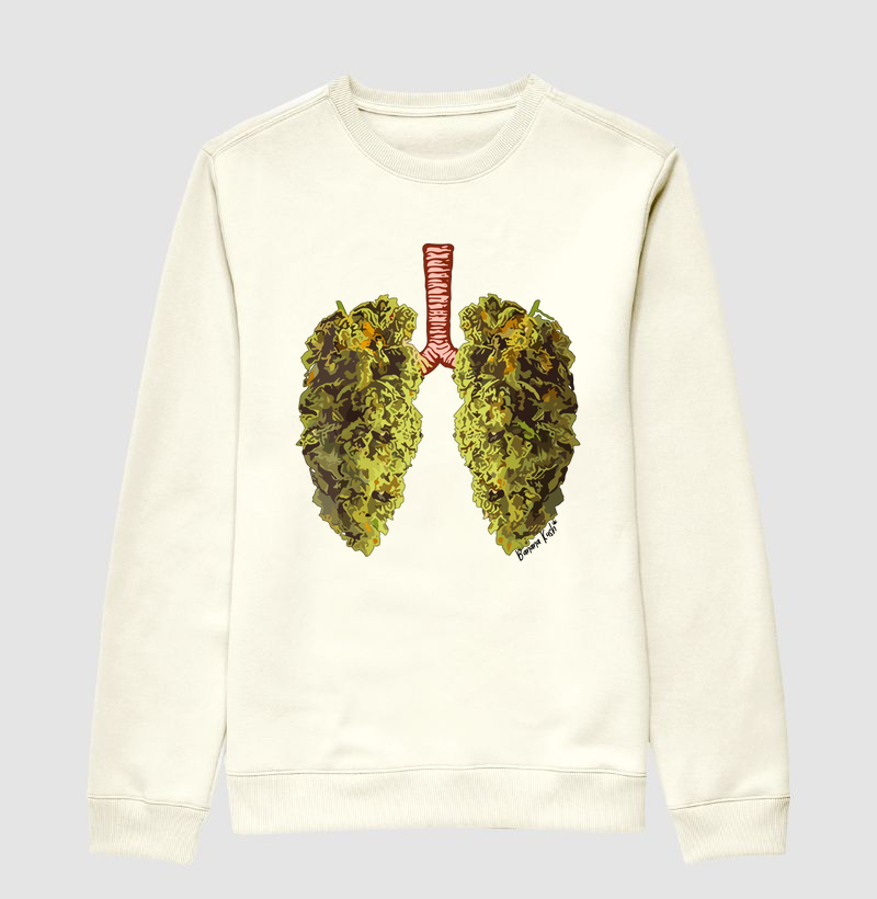 Pulmão Green Moletom Premium