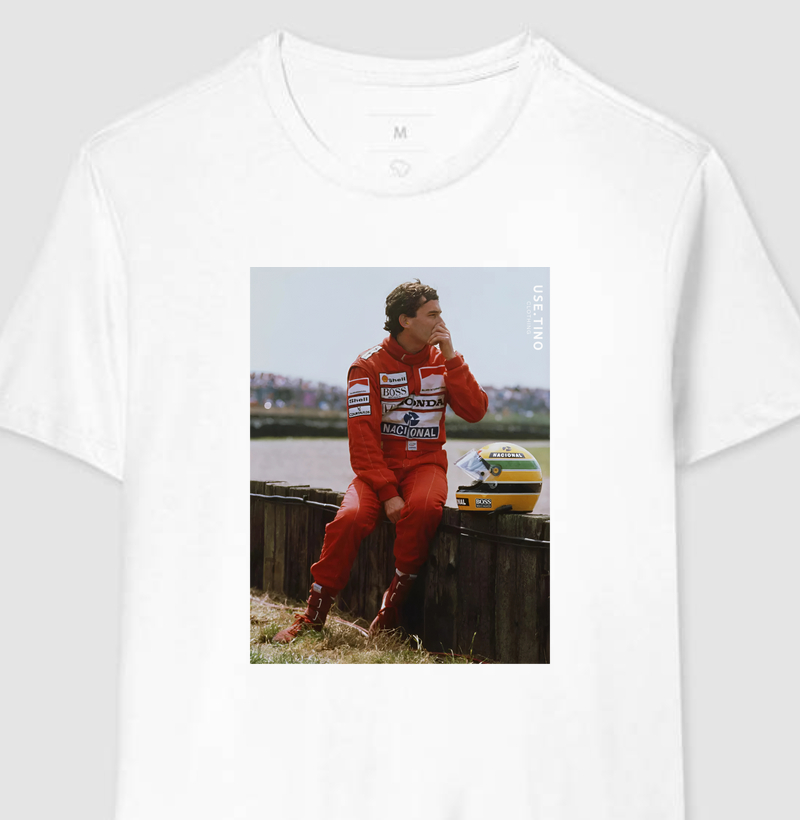 Camiseta Ayrton Senna - Silverstone