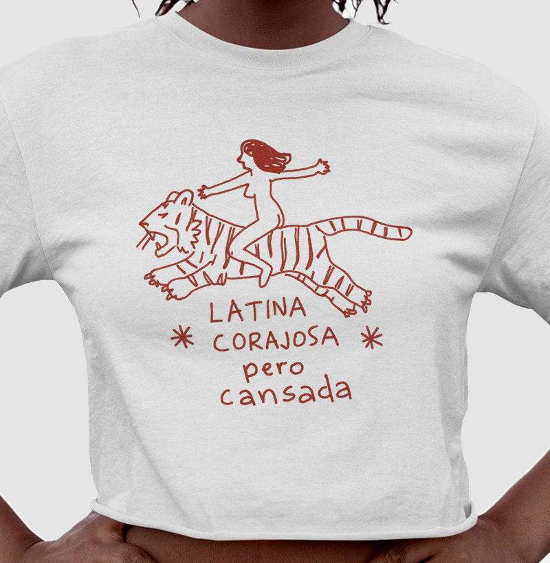 latina corajosa, pero cansada