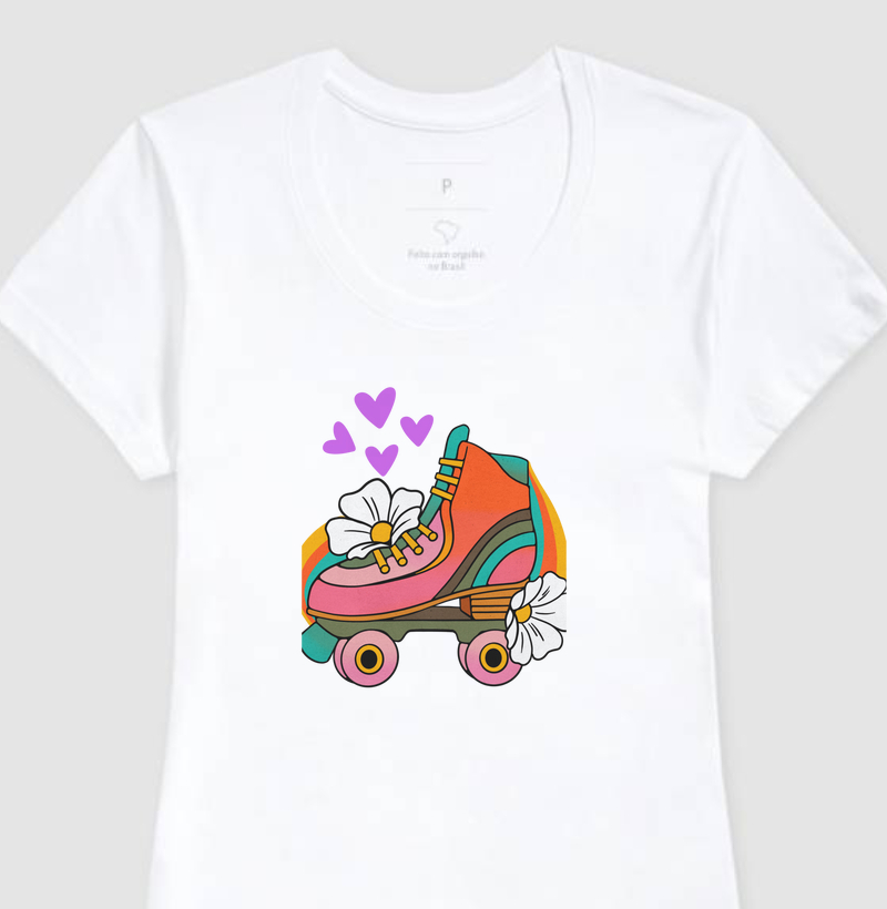 T-shirt Love Patins