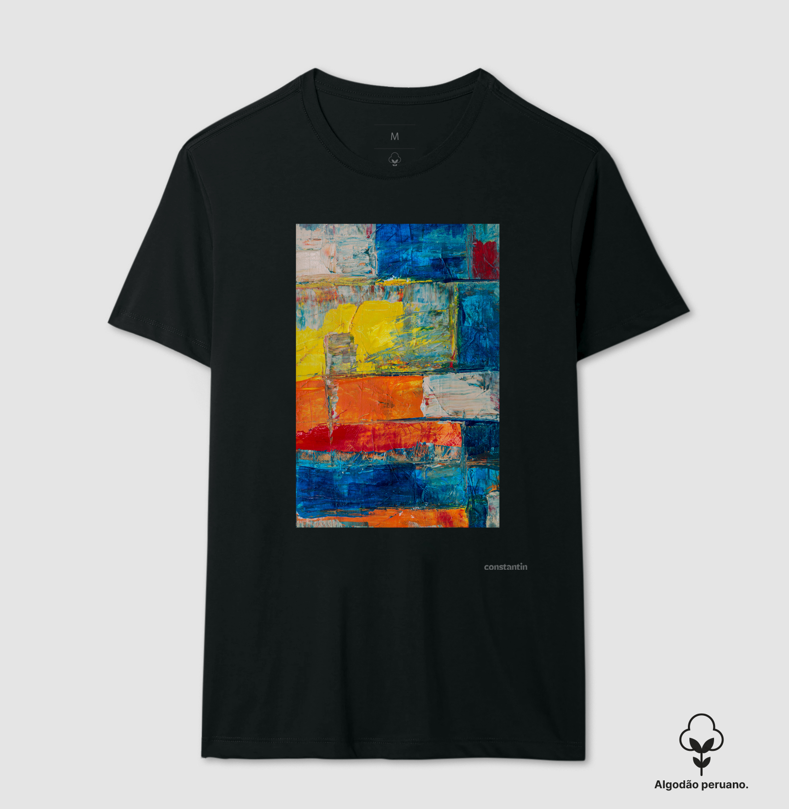 Camiseta arte abstrata