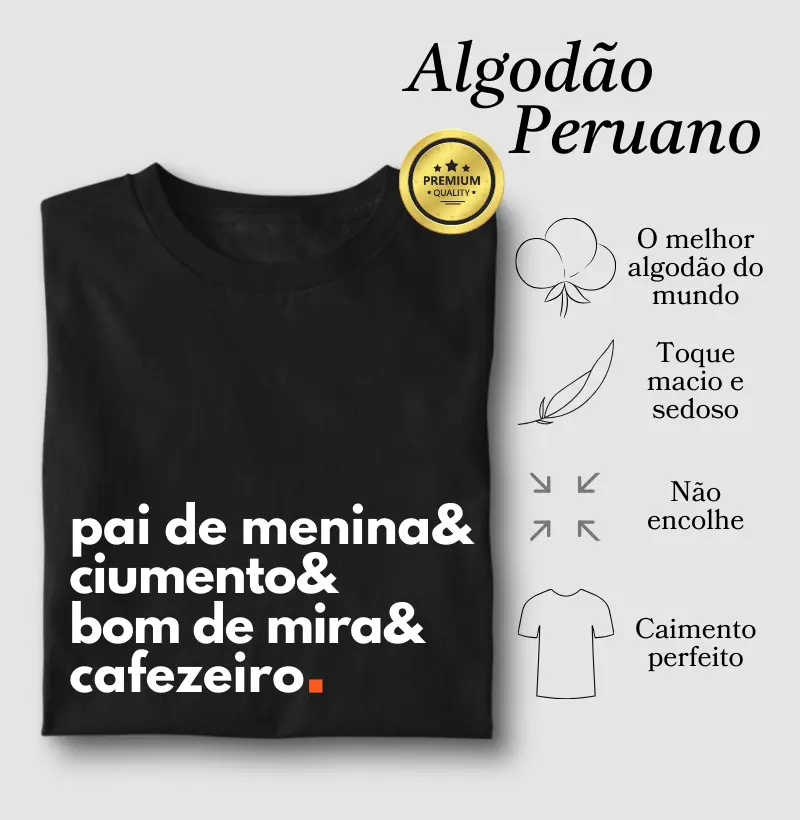 Pai de menina e bom de mira