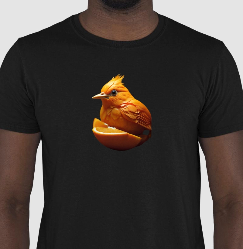 O Passaro Laranja pequeno