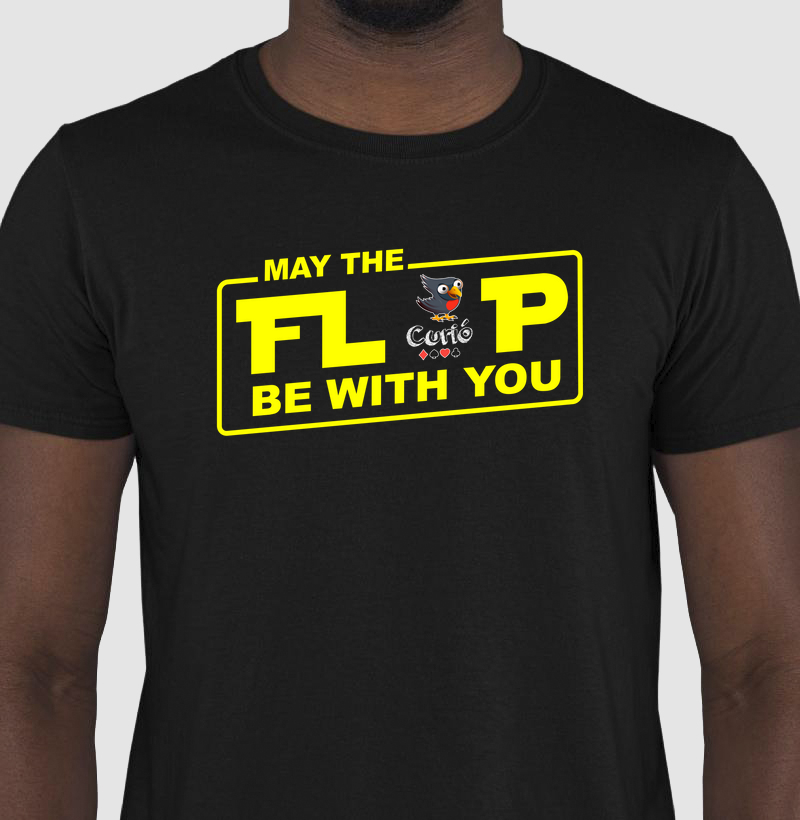 Camiseta Personalizada Curió May the flop be with you