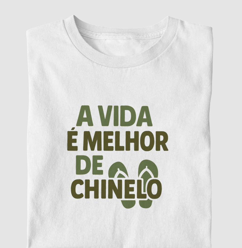 De chinelo é bem melhor