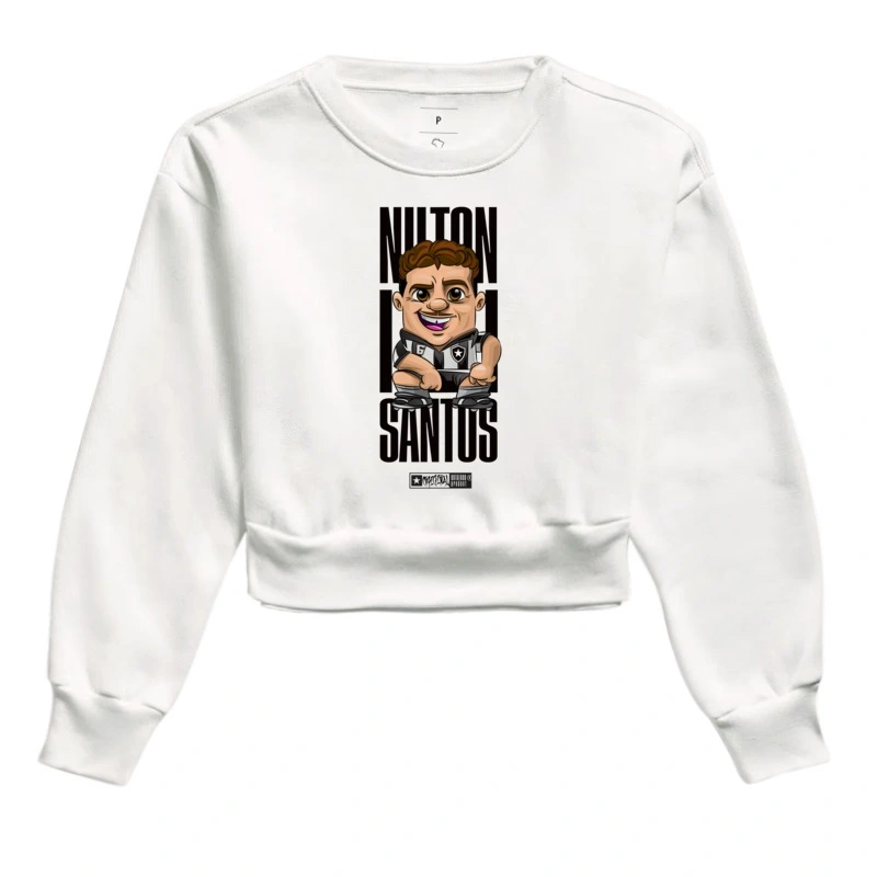 Moletom Cropped Nilton Santos