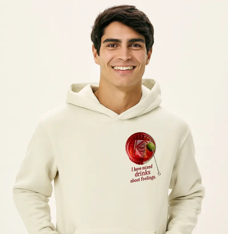 Moletom Capuz Drink & Feeling - por Hideout