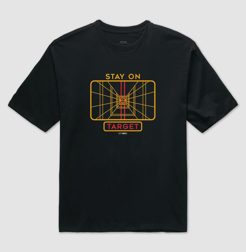 Camiseta Oversized Stay On Target